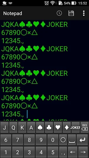 Card Games keyboard Screenshot 1