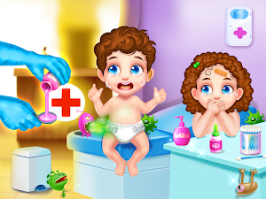 Twins babysitter daycare madness Screenshot 1