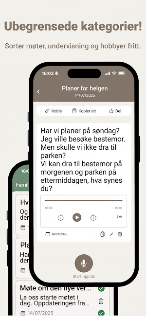 Lyd til Tekst: Lydopptaker AI Screenshot 2