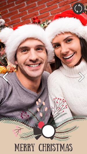 Mistletoe Christmas Selfie HD Screenshot 0