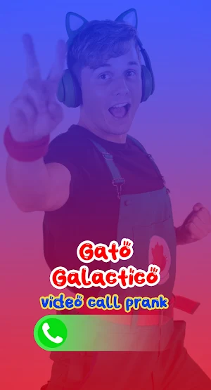 Chamadas vídeo Gato Galáctico Screenshot 0