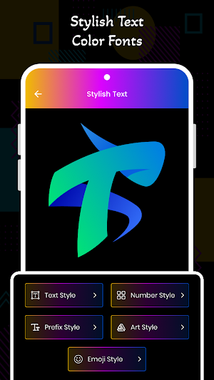 Stylish Text-Color Fonts Screenshot 0