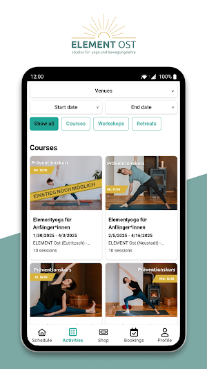 ELEMENT Ost Yoga Screenshot 1