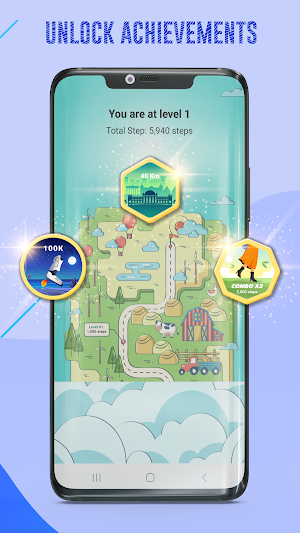 Pedometer plus - Steps Tracker Screenshot 2