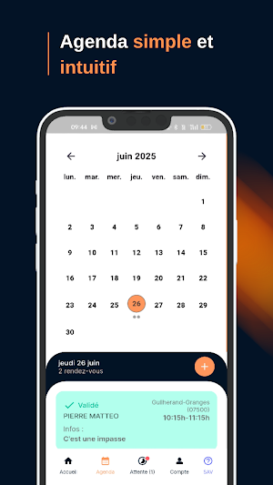 Nartisa - Agenda pour artisan Screenshot 1