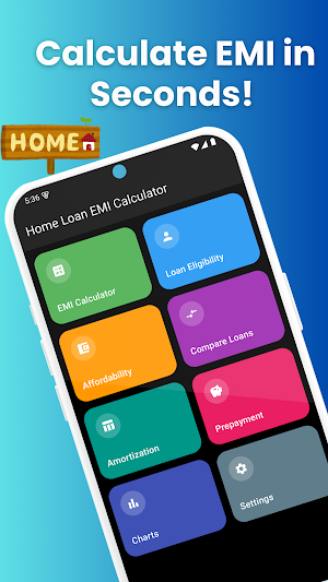 Smart Home Loan EMI Calculator Screenshot 0