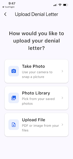 EasyPA Patient Screenshot 2