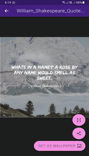 William Shakespeare Daily Insp Screenshot 3