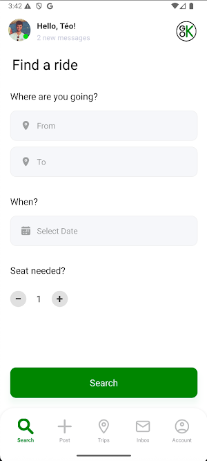 GogoKar Rideshare Screenshot 0