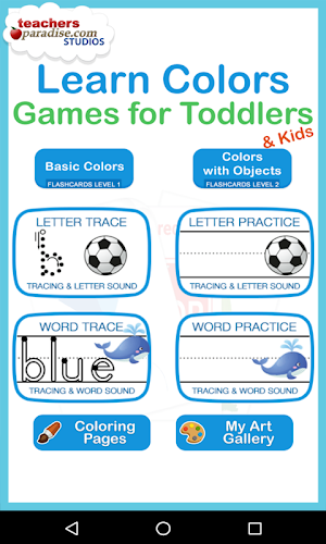 Learn Colors Game for Kids & Toddlers Screenshot 0