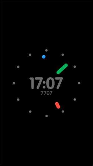 CleanGlow Watch Face Screenshot 0
