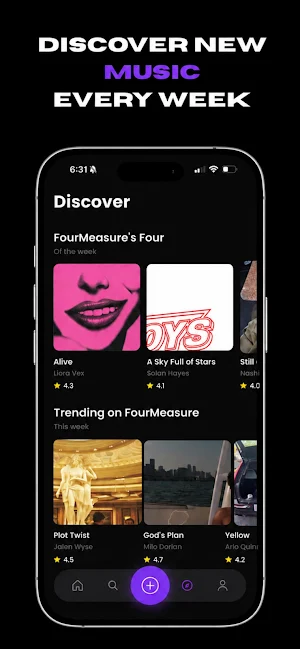 FourMeasure: Rate Music Screenshot 2
