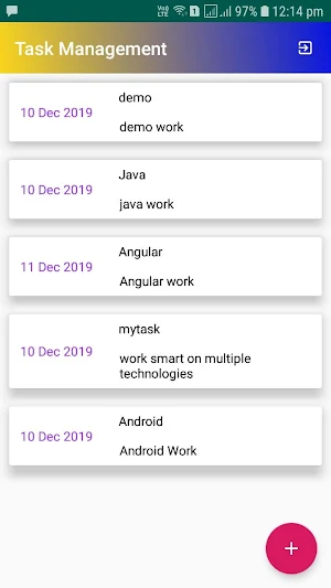 TaskManagement Screenshot 3