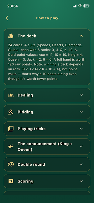 Cross card game Screenshot 3