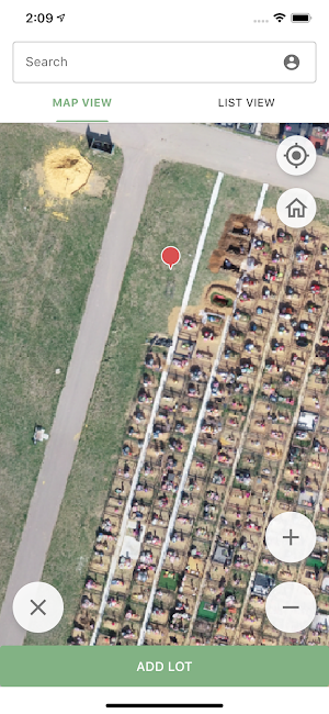 Cemetery Inventory Screenshot 2