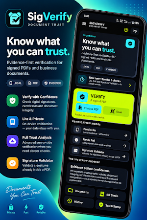 SigVerify — PDF eSign Verifier Screenshot 0