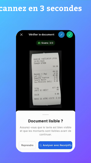 Receiptify - Scan tes achats Screenshot 0