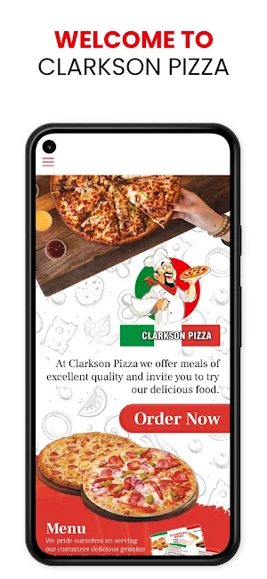 Clarkson Pizza Screenshot 0