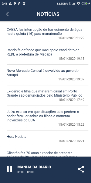 Diário FM 90,9 Screenshot 2