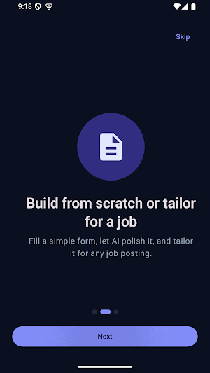 FixCV: AI CV & Resume Builder Screenshot 1