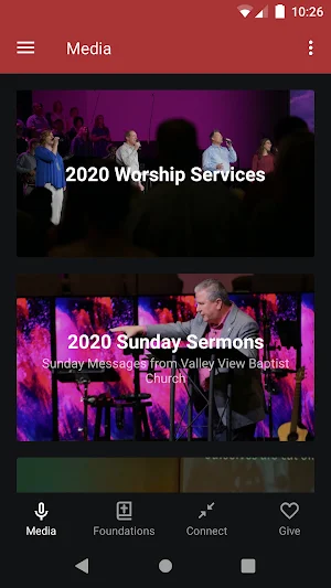 Valley View Baptist Mobile App Screenshot 0