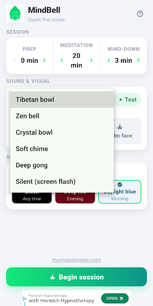 MindBell Screenshot 1