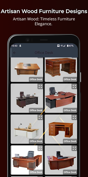 Artisan Wood Furniture Designs Screenshot 1