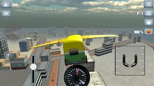 Flying Tuk Tuk Auto Rickshaw Screenshot 1