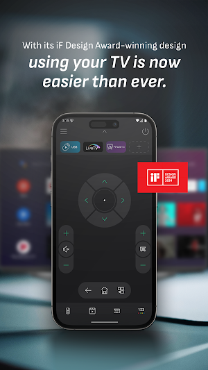 RemotEasy - Modern TV Remote Screenshot 1