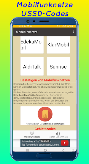 USSD-Codes Deutschland Screenshot 0
