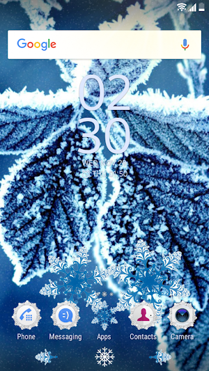 Winter Live Wallpaer | Xperia™ Theme Screenshot 0