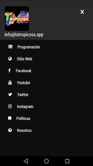 La Tropicosa 89.1 Screenshot 1