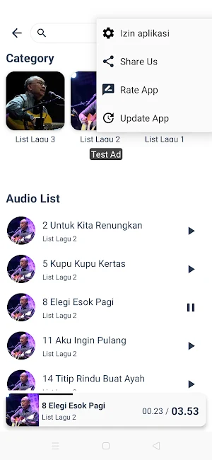 Musik Kenangan Ebiet G Ade Screenshot 2