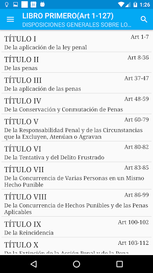 Código Penal de Venezuela Screenshot 1