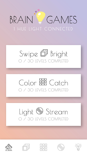 Hue Game - Brain Training - Play with your lights Screenshot 1