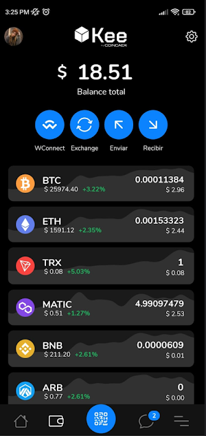 Kee Wallet Screenshot 1