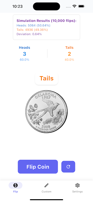 Coin Flip Screenshot 3