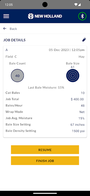 New Holland Bale Manager Screenshot 0
