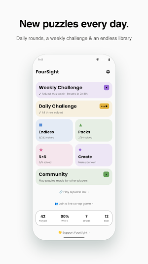 FourSight: Word Group Puzzles Screenshot 1
