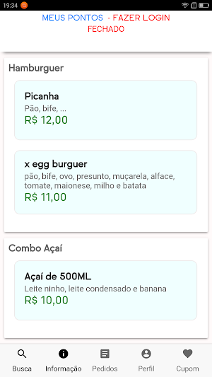 Frangão Lanches Hamburgueria e Açaí Screenshot 3