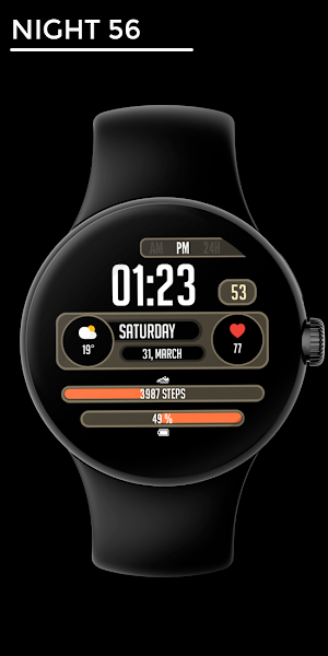 Night 56 - watch face Screenshot 0