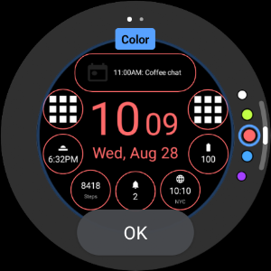 Pixel Slick Watch Face Screenshot 3