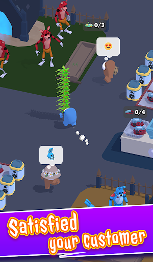 Idle Zoo: Blue Horror Friends Screenshot 2