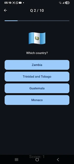 FlagTrail - Fun Flag Quiz Game Screenshot 1