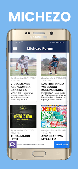 Michezo Forum Screenshot 0