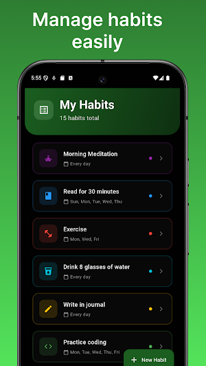Habit Builder - Habitoday Screenshot 2