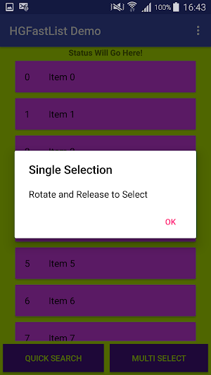 HGFastList Open Source Screenshot 1