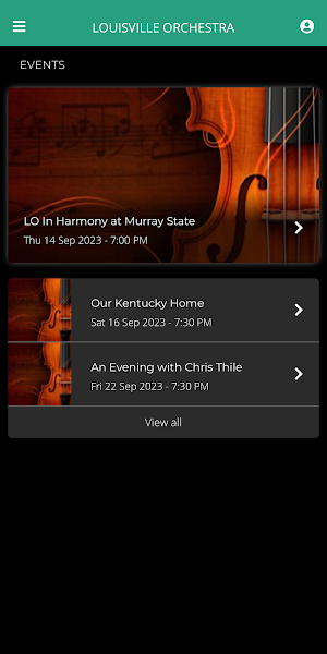Louisville Orchestra Screenshot 1