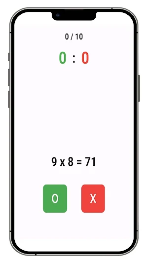 Multiplication Table Game Screenshot 0