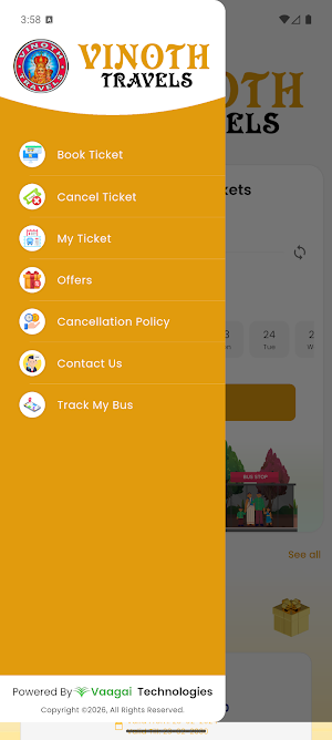 Vinoth Travels Screenshot 0